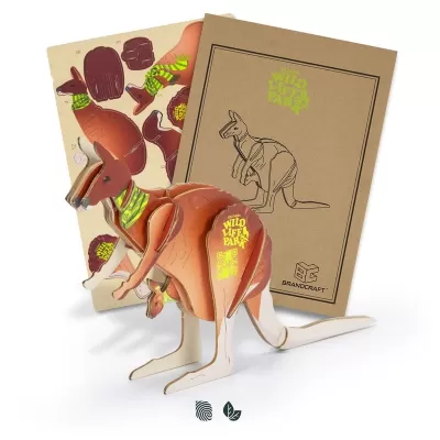 BRANDCRAFT Kangaroo Wooden Model Kit