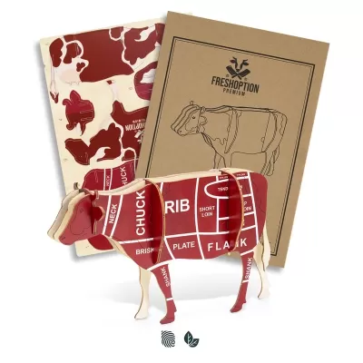 BRANDCRAFT Cow Wooden Model Kit