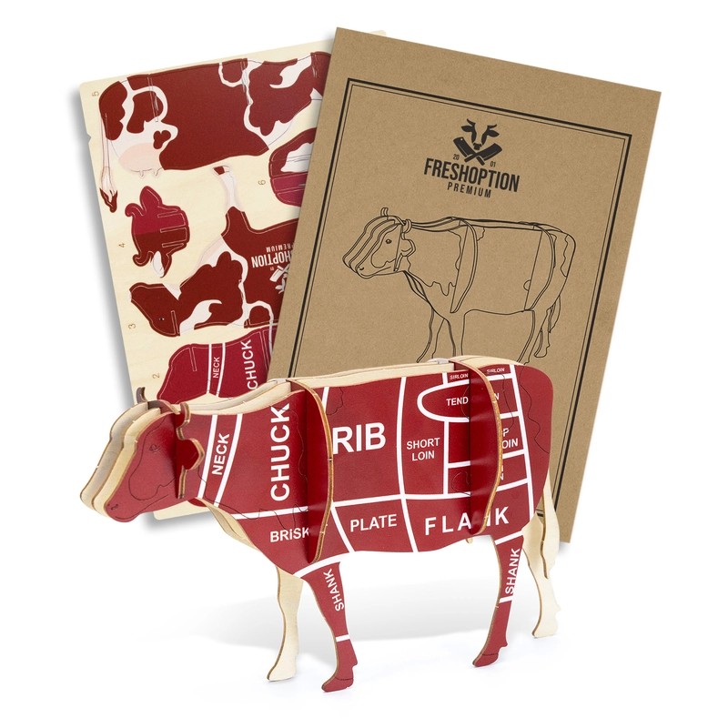 BRANDCRAFT Cow Wooden Model Kit