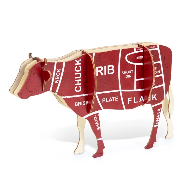 BRANDCRAFT Cow Wooden Model Kit