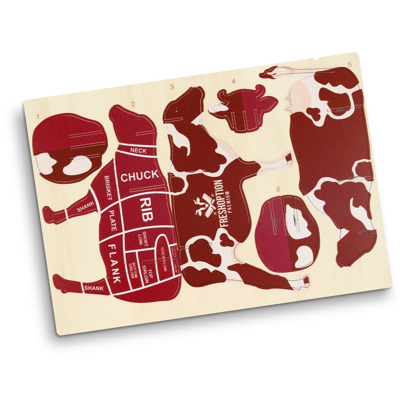 BRANDCRAFT Cow Wooden Model Kit