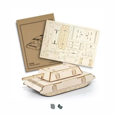 BRANDCRAFT Tank Wooden Model Kit