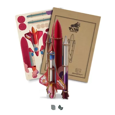 BRANDCRAFT Rocket Ship Wooden Model Kit