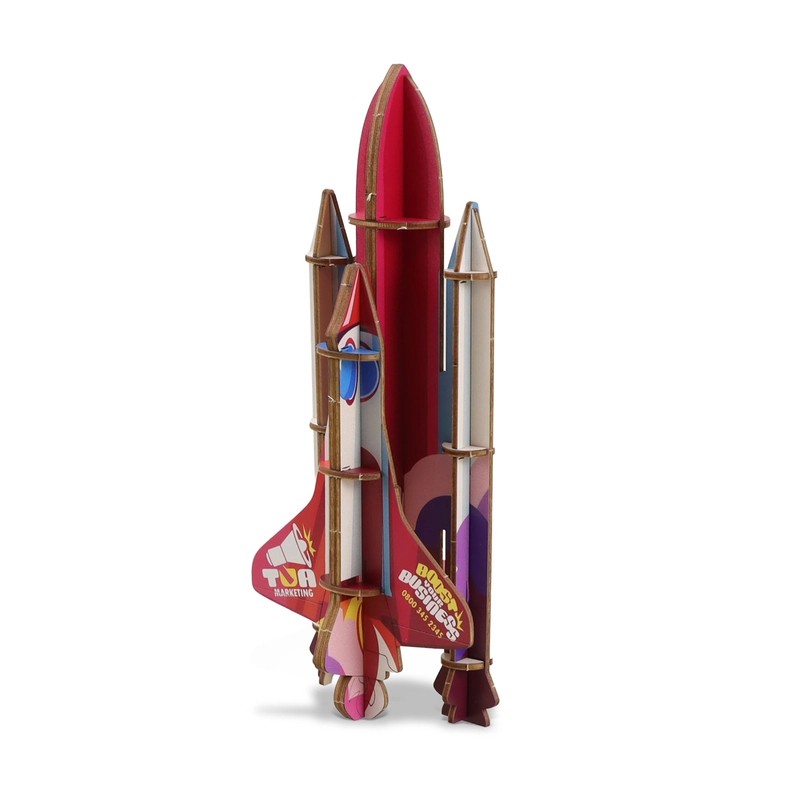 BRANDCRAFT Rocket Ship Wooden Model Kit