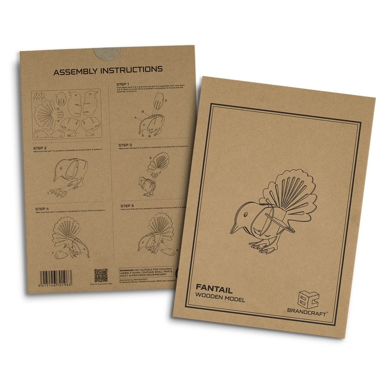 BRANDCRAFT Fantail Wooden Model Kit