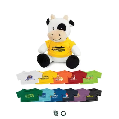 branded Cow Plush Toy, from our range of promotional Teddy Bears & Plush Toys