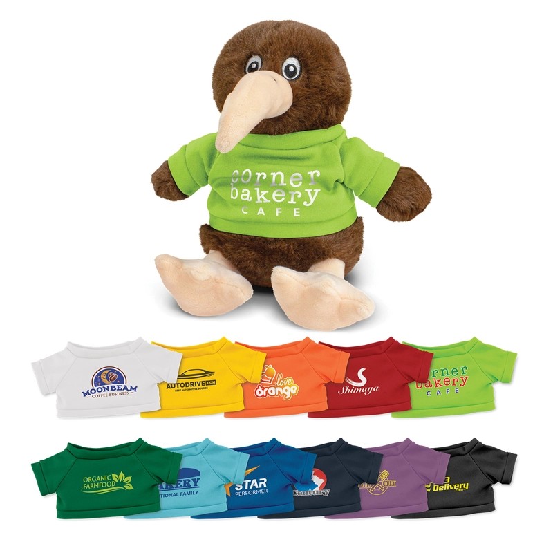 branded Kiwi Plush Toy, from our range of promotional Teddy Bears & Plush Toys