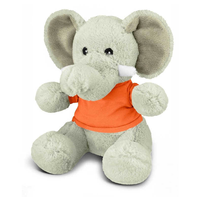 branded Elephant Plush Toy, from our range of promotional Teddy Bears & Plush Toys