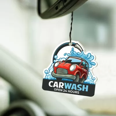 branded Cardboard Car Air Freshener, from our range of promotional Novelties