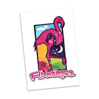 51 x 76mm Temporary Glitter Tattoo