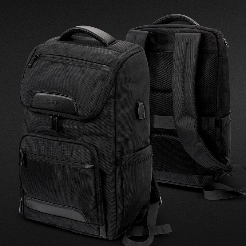 Swiss Peak Voyager Polyester Laptop Backpack