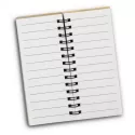 Bamboo Sticky Note and Flag Wallet