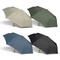 RPET Auto Open Wooden Handle Compact Umbrella