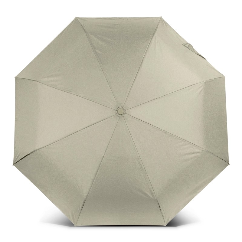 RPET Auto Open Wooden Handle Compact Umbrella