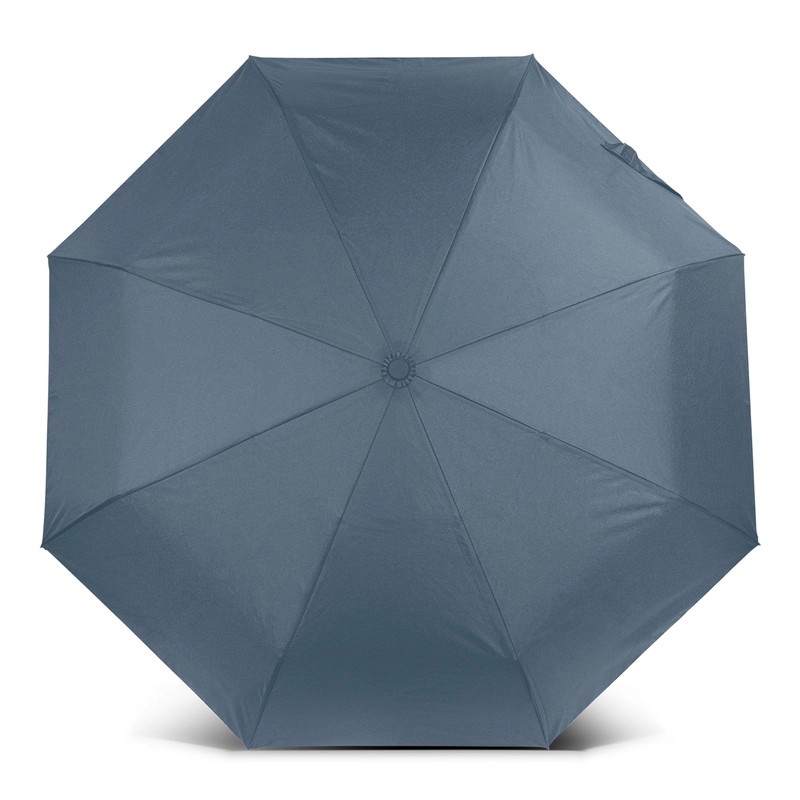 RPET Auto Open Wooden Handle Compact Umbrella