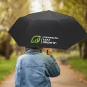 branded Hurricane City Umbrella, from our range of promotional Corporate Umbrellas