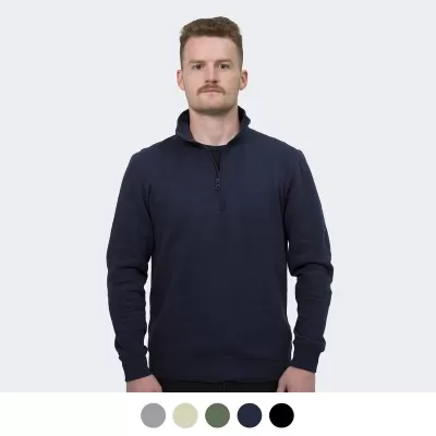 TRENDSWEAR Camden Unisex Cotton Quarter Zip