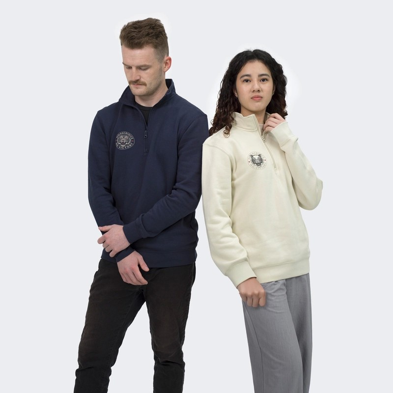 TRENDSWEAR Camden Unisex Cotton Quarter Zip