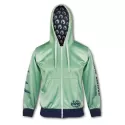 Womens Custom Sports Zipped Fleece Hoodie