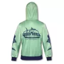 Womens Custom Sports Zipped Fleece Hoodie