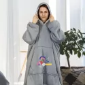 Cosmos Polyester Blanket Hoodie