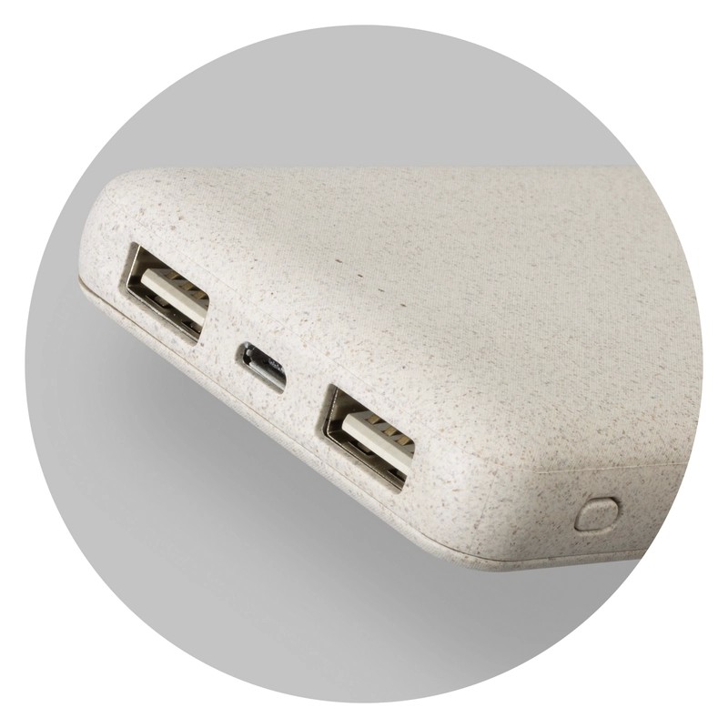 Alias 10000mAh Wheat Straw Power Bank