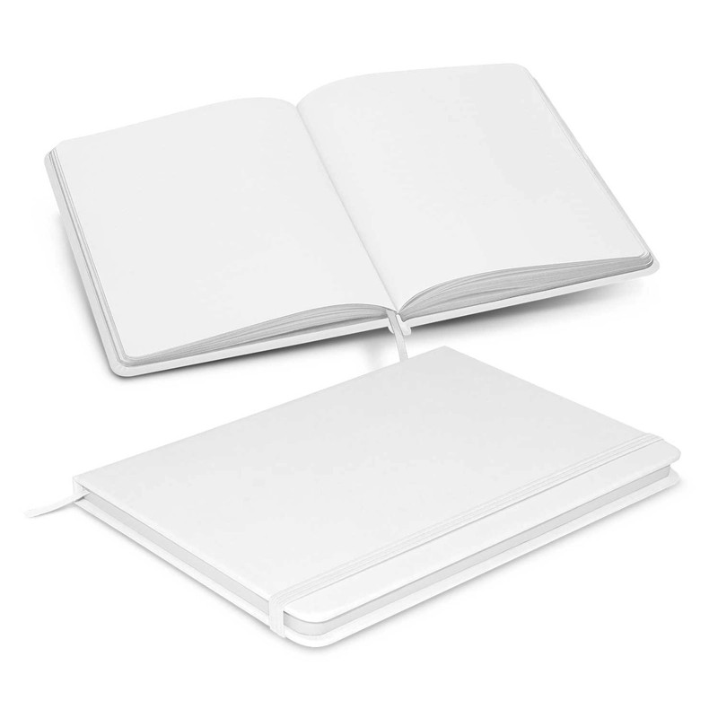 Omega Unlined A5 PU Notebook