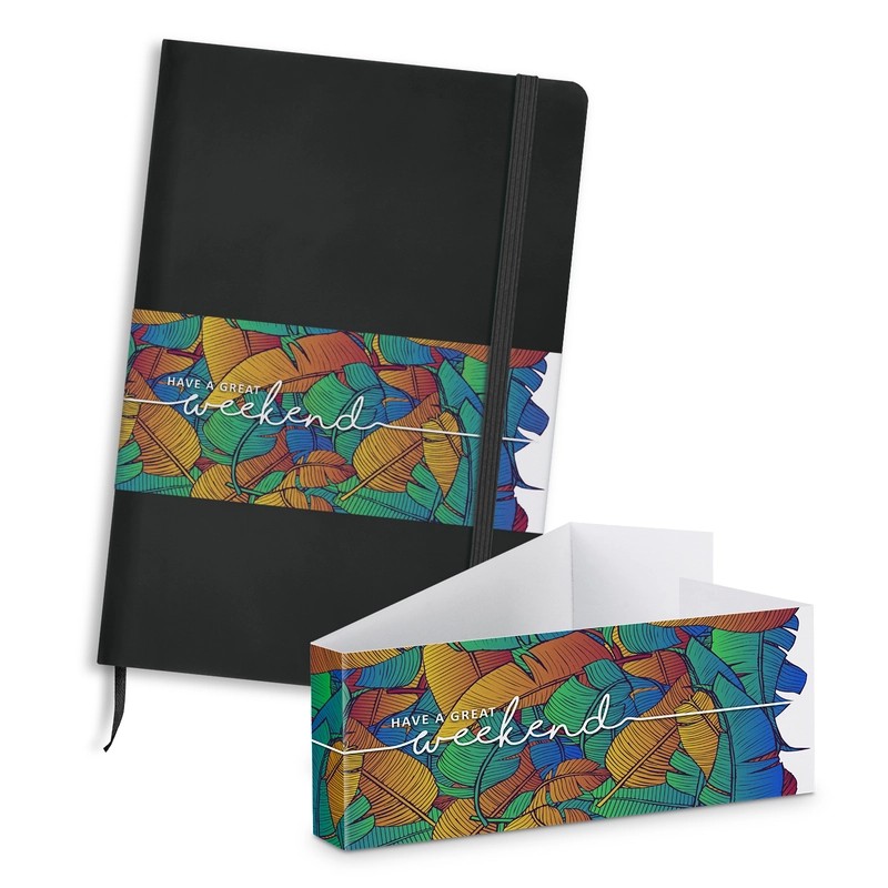 Omega Unlined A5 PU Notebook
