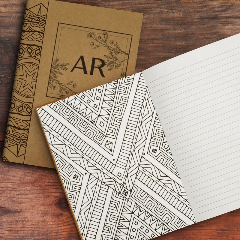 Mindfulness A5 Cardboard Notebook