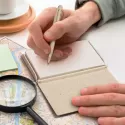 Pocket Rocket Natural A6 Wheat Straw Notebook