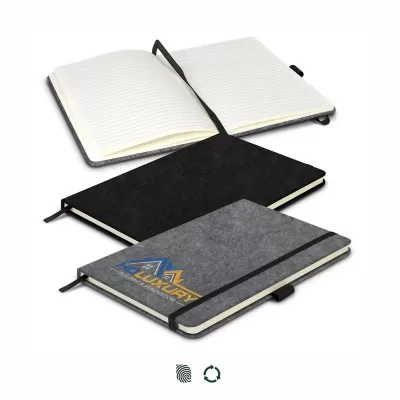 A5 RPET Felt Hard Cover Notebook