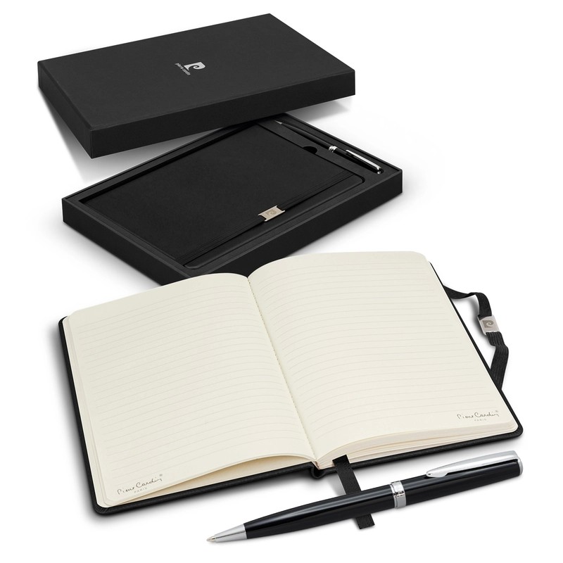 Pierre Cardin Nouvelle Paper Notebook and Pen Gift Set