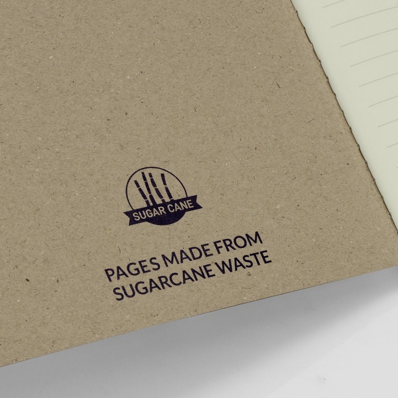 Sugarcane A5 Paper Soft Cover Notebook