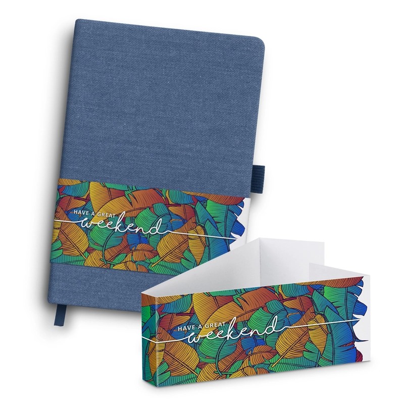Denim A5 Paper Notebook
