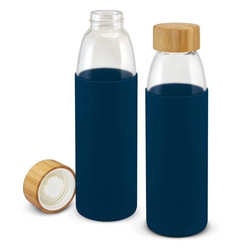 Solstice 500ml Bamboo Lid Glass Bottle