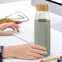 Solstice 500ml Bamboo Lid Glass Bottle