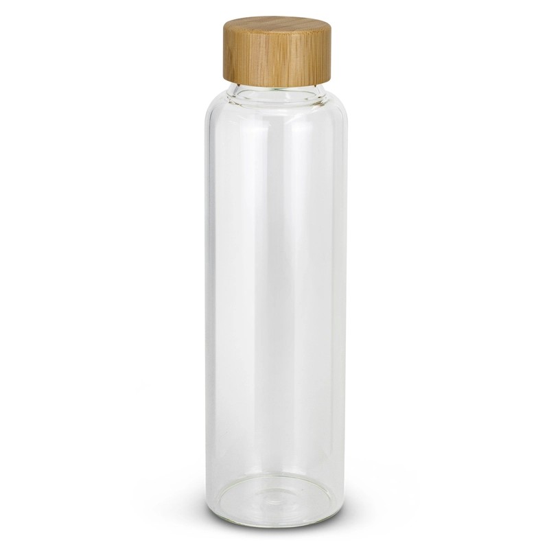 Eden 600ml Bamboo Lid Glass Bottle