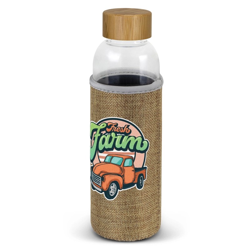 Eden Natural Sleeve 600ml Glass Bottle