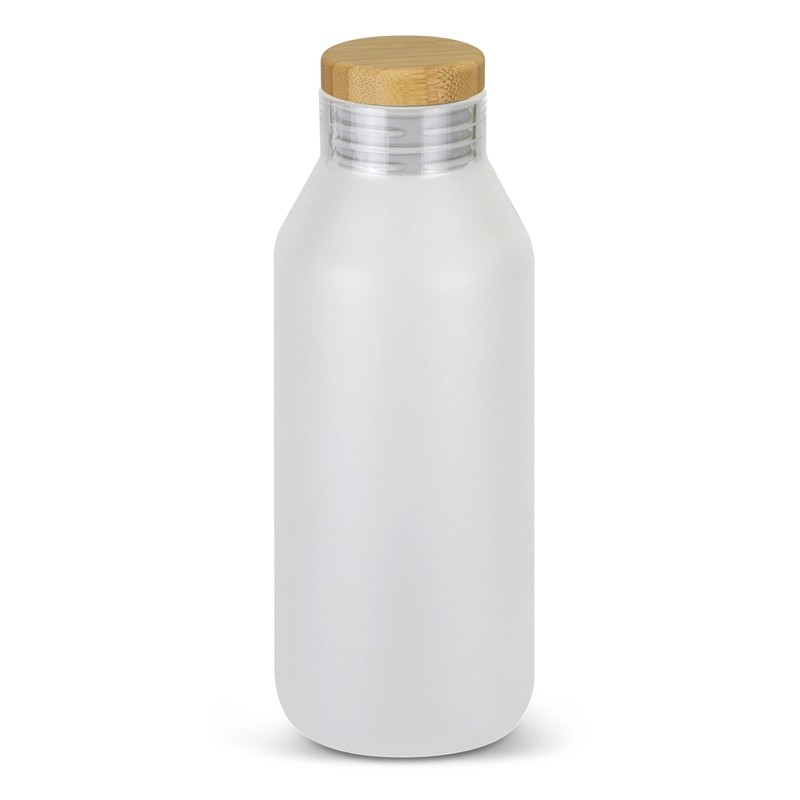 NATURA Ida 600ml Bamboo Lid Glass Bottle