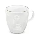 Riviera 310ml Glass Double Wall Cup