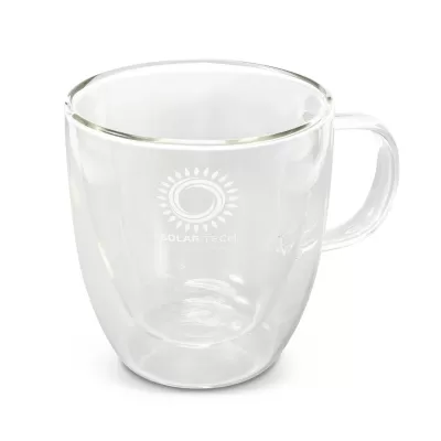 Riviera 310ml Glass Double Wall Cup