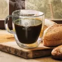 Riviera 310ml Glass Double Wall Cup