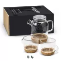 Keepsake Onsen 3 Piece Borosilicate Glass Tea Set
