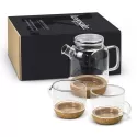 Keepsake Onsen 3 Piece Borosilicate Glass Tea Set