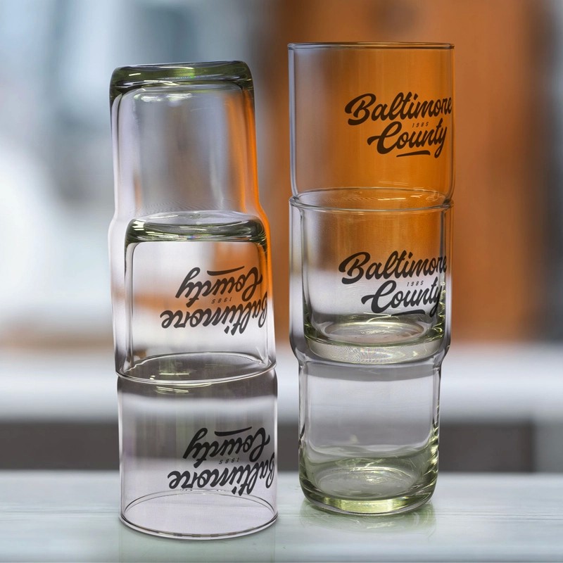 Deco 630ml Stackable Glass