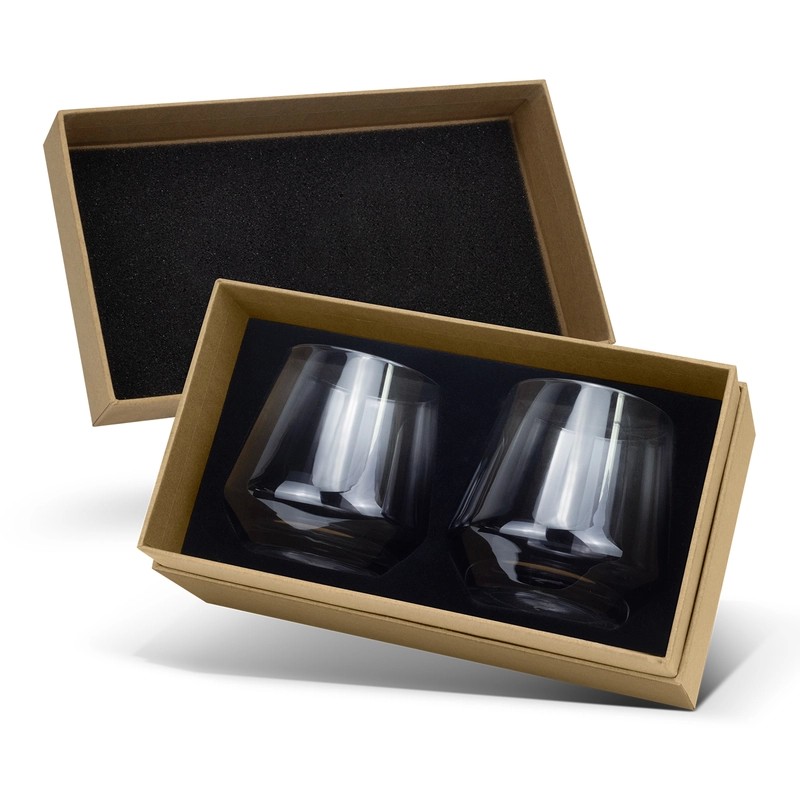 Keepsake Dusk 2 Piece Whiskey Glass Set