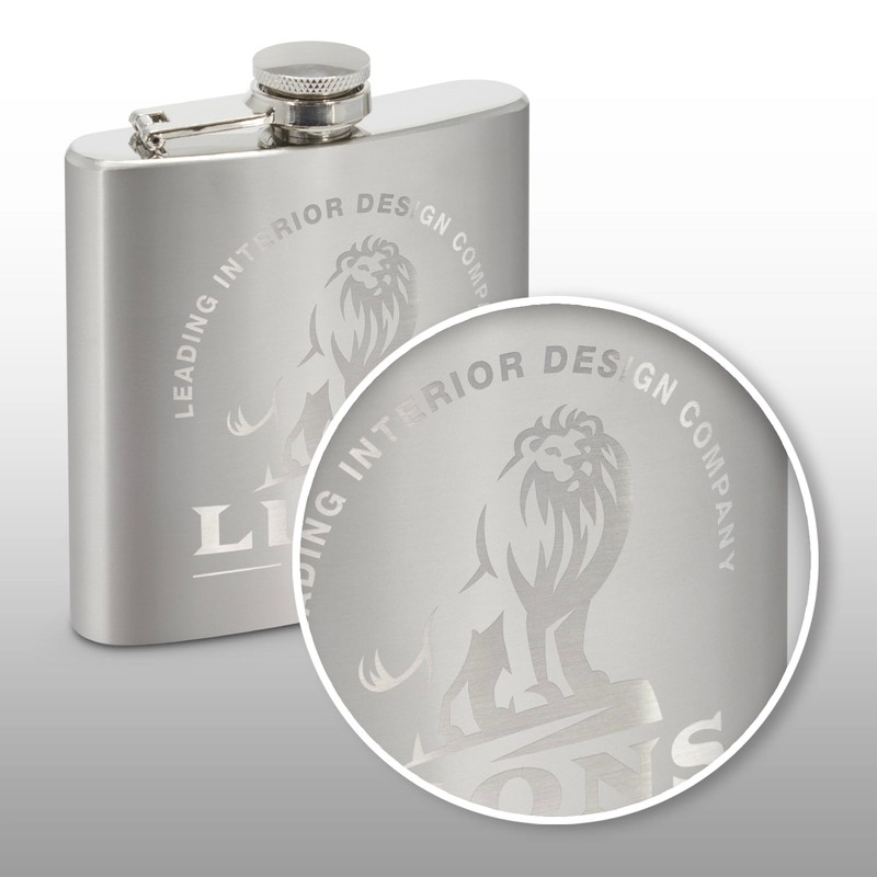 Tennessee 180ml Stainless Steel Hip Flask