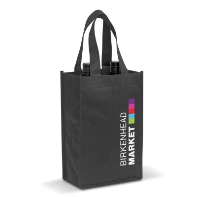 Double 90gsm Non-Woven Wine Tote Bag