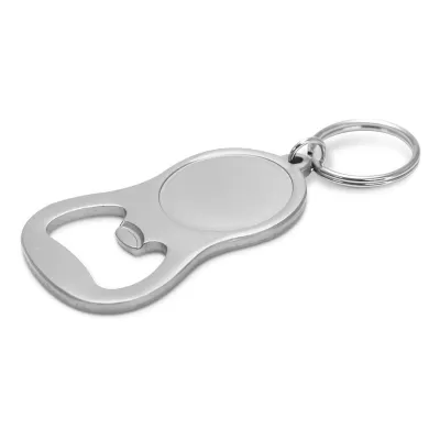 Chevron Metal Bottle Opener Keyring