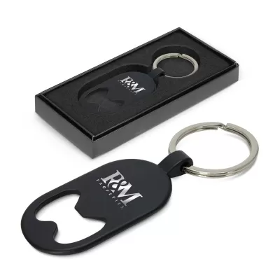 Brio Metal Bottle Opener Keyring